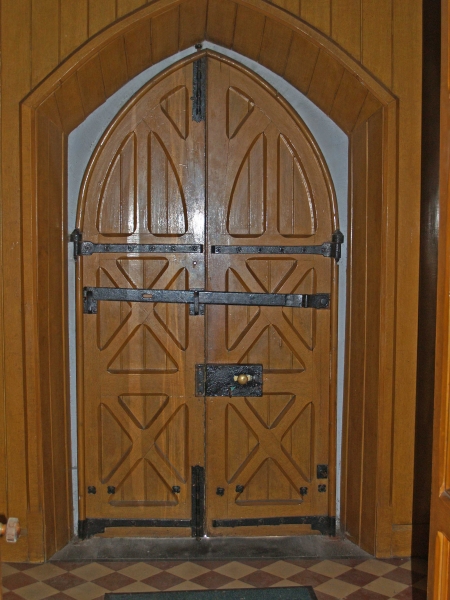 Main entrance door (Image: Brian Andrews)