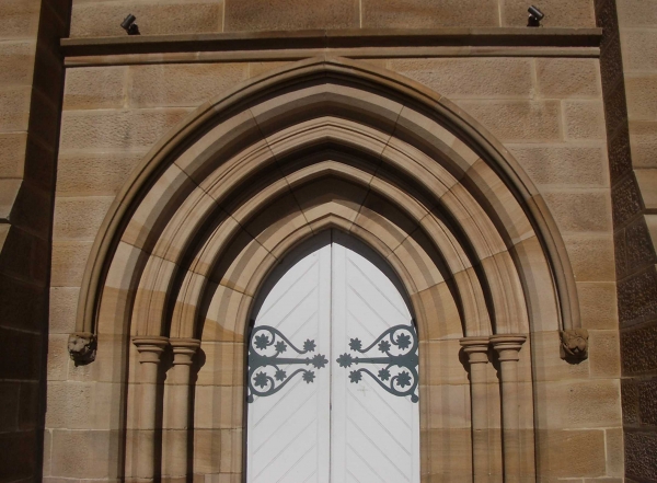 West door detail (Image: Jude Andrews)
